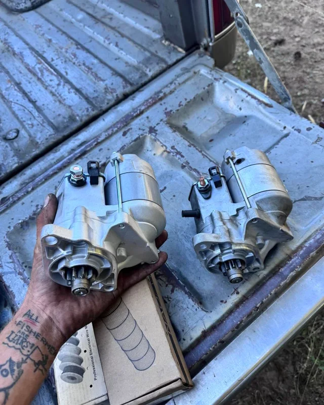 starter replacement on a standup skid steer